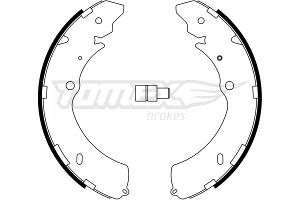 TOMEX Brakes Bremsbackensatz